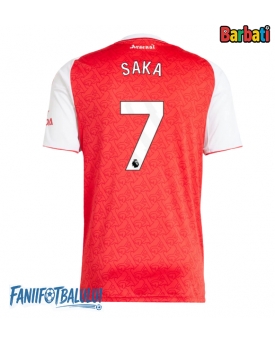 Arsenal Bukayo Saka #7 Tricou Fotbal Replică 2025-26 Barbati Acasa